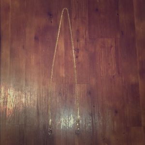 47.5 inch gold purse chain